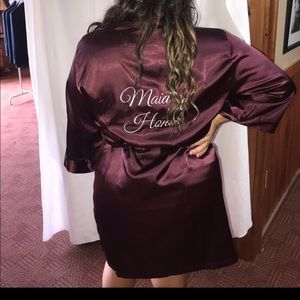 David’s Bridal Maid of Honor robe